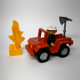 LEGO Duplo 6169  Town:  Fire Chief - 2012  100% Complete  