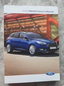 GENUINE FORD FOCUS HANDBOOK / OWNERS MANUAL 2014 2018 / 448 PAGES - Picture 1 of 2
