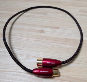 AudioQuest Red River XLR to XLR Analog Audio Cable 0.5m Single - Picture 1 of 4