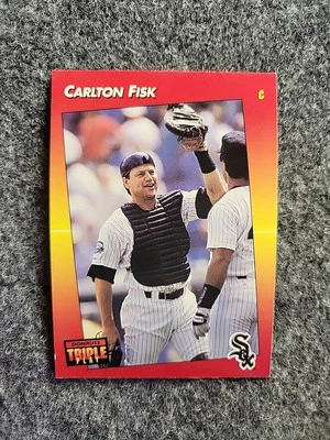 1992 Donruss Triple Play - #149 Carlton Fisk P - Image 1 of 2