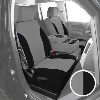 For Mercury Sable 86-95 NeoSupreme 1st Row Gray w Black Custom Seat Covers Foto 1 de 4