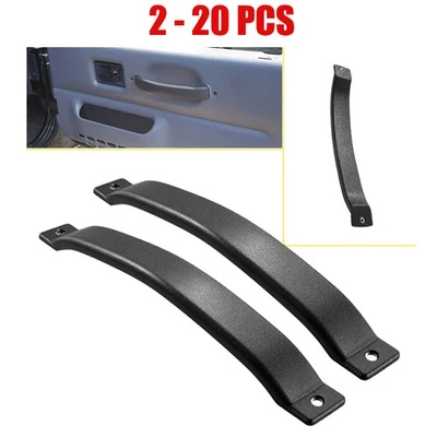 2-20X Inside Front Door Pull Handle Grab 5ES43DX9 For 1997-2006 Jeep Wrangler TJ - Image 1 of 4