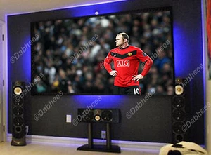 4x 50cm Blau LED Streifen Beleuchtung Glas Schrank TV Regal Display Licht Set - Bild 1 von 2