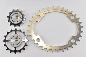 SUGINO CYCLOID SUPER HILL CLIMB 12s CY4-SHC 32T GD+CAPACITY BOOSTER ULTEGRA/105 - Picture 1 of 3