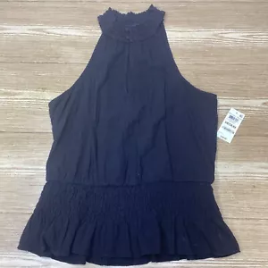 Blusa Para Mujer INC International Concepts Sin Mangas Con Volantes Talla M $59 - Picture 1 of 19