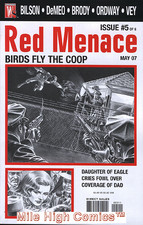 RED MENACE (2006 Series) #5 Very Good Comics Book