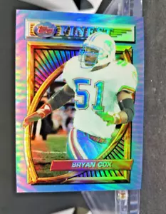 1994 Topps Finest Football Refractor #97 Bryan Cox MIami Dolphins - Bild 1 von 1