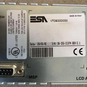 1PCS Used ESA vt60 vt06000000 Operator Panel - Picture 1 of 4
