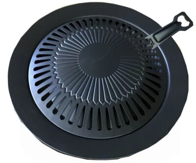 Grillplatte für Camping Kartuschen Kocher Grill Gaskocher Picknick Grillaufsatz - Bild 1 von 3