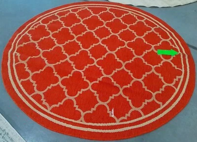 TERRACOT / BONE 5'-3" x 5'-3" Spot on Rug Reduced Price 1172768741 CY6918-241-5R - Image 1 of 4