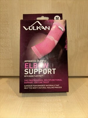Vulkan Advanced Elastic Elbow Support With Nano Flextra Pink - Image 1 of 2
