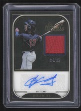 2023 Panini Chronicles #SBM-GVA George Valera Studio Patch Auto /35