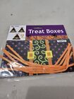 Lot Of  18 Halloween Witch Hat Gift Favor Boxes Easy To Assemble Ribbon Ties New