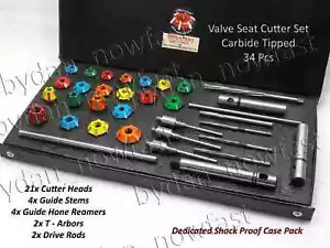 BRIGGS & SATTRON AND OTHER SMALL GAS ENGINES HEADS VALVE SEAT CUTTING SYSTEM - Foto 1 di 9