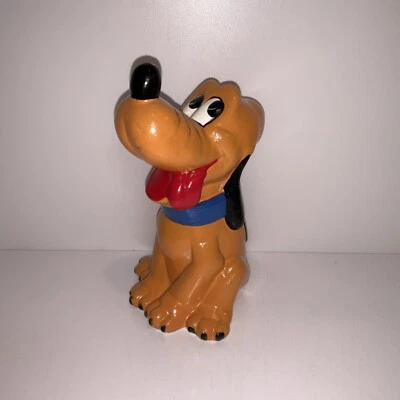 Vintage PLUTO By Bug House Walt Disney Ceramic Bank  7" Tall, Japan - Image 1 of 4