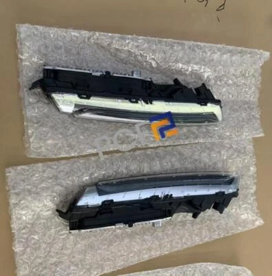 1 Pair Front Bumper Daytime Run Light Lamp LED DRL For Porsche Cayenne 2019-2023 - Image 1 of 4