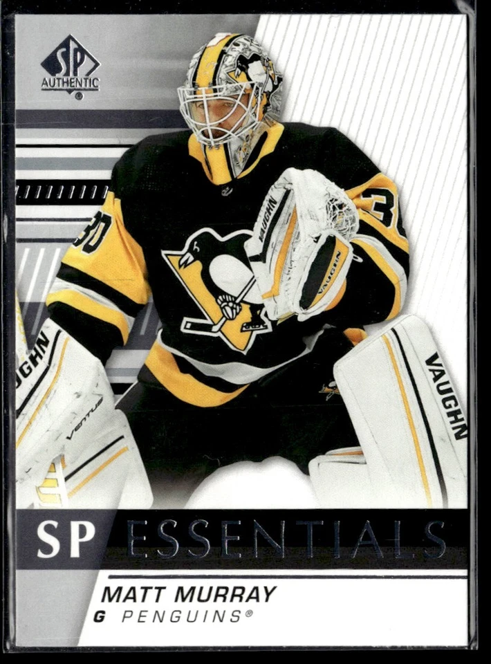 2020-21 SP Authentic essentials Matt Murray Auto /99 #SPE-MM H11R2I - Image 1 of 2