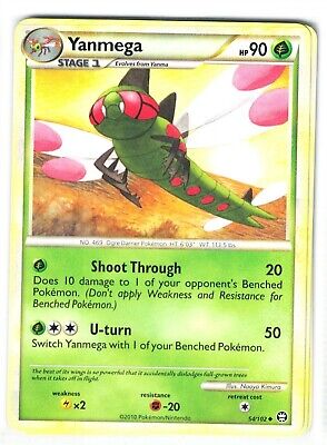 Pokemon TCG HS Triumphant, Yanmega 54/102 Uncommon, Mint