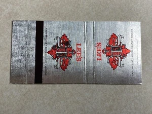 G538 Vintage Matchbook Cover Lee's Restaurant and Bar Rock Island Illinois IL - Picture 1 of 2