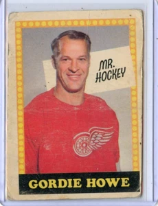 1969 O-Pee-Chee Mr. Hockey Gordie Howe Detroit Red Wings #193 NNO 🚀⚾️ F - Bild 1 von 2