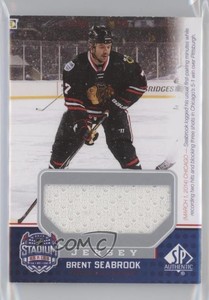 2014 SP Game Used Stadium Series/Winter Classic Materials Jersey Brent Seabrook