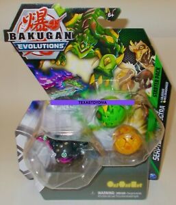 Darkus Serpillious Ultra Neo Dragonoid Colossus Bakugan Evolutions Starter Pack
