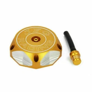 Good Petrol Fue Aluminum Cover Yellow Petrol Fuel Gas Tank Cap High Quality New - Bild 1 von 3