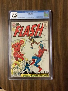 Flash #129 DC 1962 CGC 7.5 VF- 2nd Golden Age Flash in Silver Age, 1st GA JSA - Picture 1 of 12