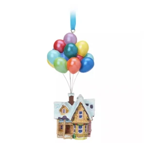 Disney Sketchbook Up Snowy Carl's House Christmas Ornament - BNWT - Picture 1 of 3