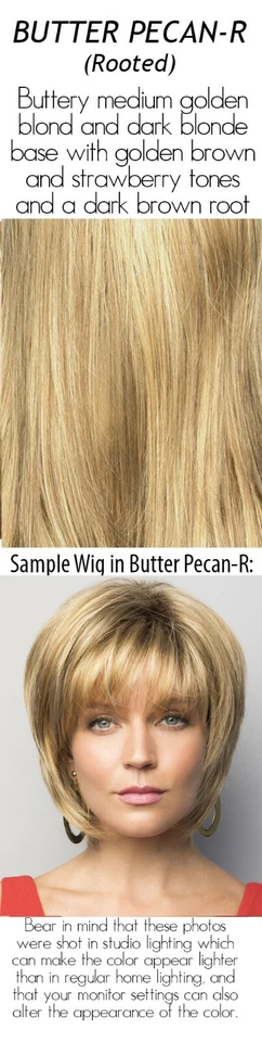 Noriko Reese Nutmeg H Rene of Paris Wig Edgy Bob With Tags