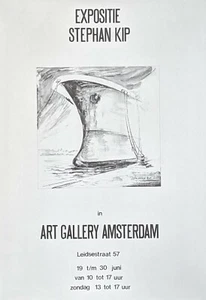 Stephan Kip, Art Gallery Amsterdam, Offsetdruck, im Druck signiert - Bild 1 von 4