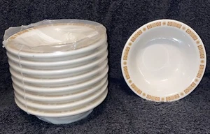 8-NEU Buffalo China Atomic Star Obst/Dessert/Leckerbissen Schalen - Bild 1 von 4