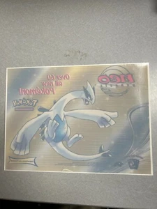 Pokemon Neo Destiny Card Game Promo Window Cling Lugia 2002 Unpeeled FZ - Imagen 1 de 1