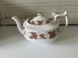 Copeland Spode Y6632 Large Teapot Grapes Vine Leaves made for Shreve Crump & Low - Picture 1 of 7