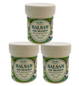 3x balsamo al mentolo 125ml, balsamo raffreddore, unguento raffreddore, balsamo per la tosse - Foto 1 di 3