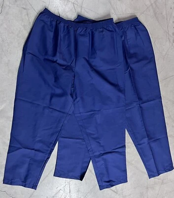 LOTE DE 2 - Panel Medline ComfortEase Unisex Azul Marino 8850JNT NUEVO SIN ETIQUETAS 2XL XX-Grande Foto 1 de 4