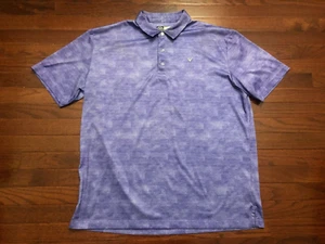 CALLAWAY GOLF POLO SHIRT MENS XL PURPLE w/ GRAY LOGO CLUBS GOLFER GOLFING - Picture 1 of 5