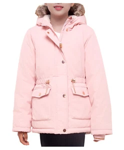 Rokka&Rolla Girls' Water-Resistant Sherpa Fleece Lined Parka Coat - Picture 1 of 29