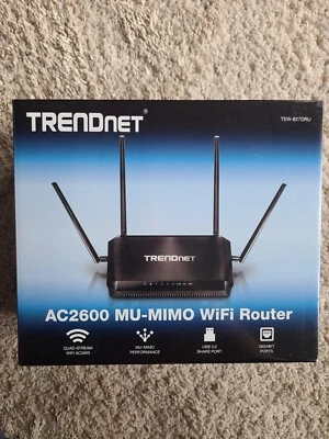 Brand New TRENDnet Ac2600 StreamBoost Gigabit Ethernet Wireless Router - Image 1 of 3