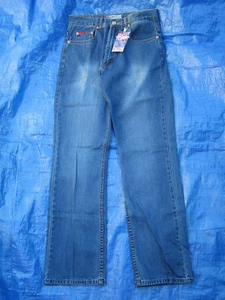 (NOS) Lee Cooper Women's Blue Ringspun Hipster Jeans, Size 8, Straight Leg - Picture 1 of 12