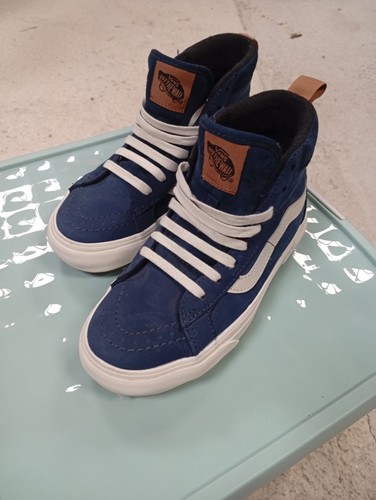 Vans Sk8 Hi MTE 1 blu bianco taglia UK 2 5