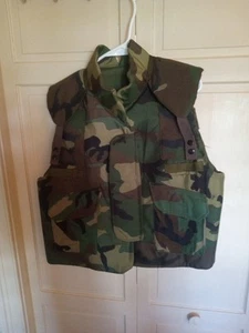 US Army Issue Fragmentation Protective Vest Woodland Camo 8470-01-092-8500 Sz L - Picture 1 of 6