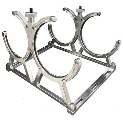 Nitrous Express for Billet Bracket for Dual 10 Or 15lb N2O Bottle Incl Floor - Image 1 of 4