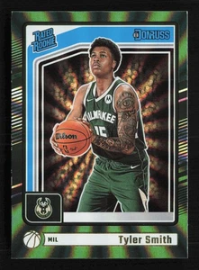 2024-25 Donruss #212 Tyler Smith Holo Green Laser Milwaukee Bucks Rookie - Bild 1 von 2