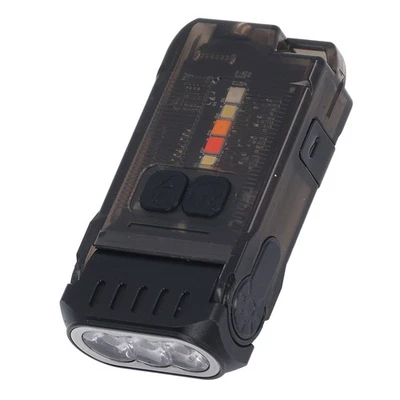 EDC Flashlight 80 Degree Rotatable 10 Modes Multi Color Lighting Compact - Image 1 of 4