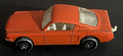 Б/У LESNEY MATCHBOX SUPERFAST TRANS 8-A ОРАНЖЕВЫЙ МУСТАНГ БЕЛЫЙ ИНТЕРЬЕР РАСПАКОВАННЫЙ - Изображение 1 из 4