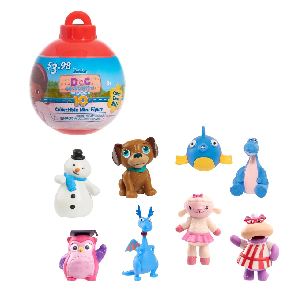 Disney Doc McStuffins Vacaciones Mini Figura Cápsula Adornos y Medias Foto 1 de 1