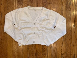 Cardigan con bottoni senza commento adolescente ragazza taglia L 14 anni nuovo - Foto 1 di 6