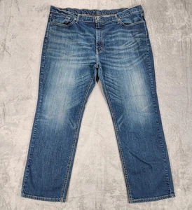 Levis 541 Jeans Mens 46x31 Blue Stretch Denim Athletic Fit Medium Wash Relaxed - Picture 1 of 17
