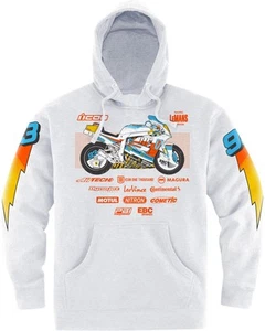 Icon Gixxer Johnny Mens Pullover Hoody White XXL - Picture 1 of 1